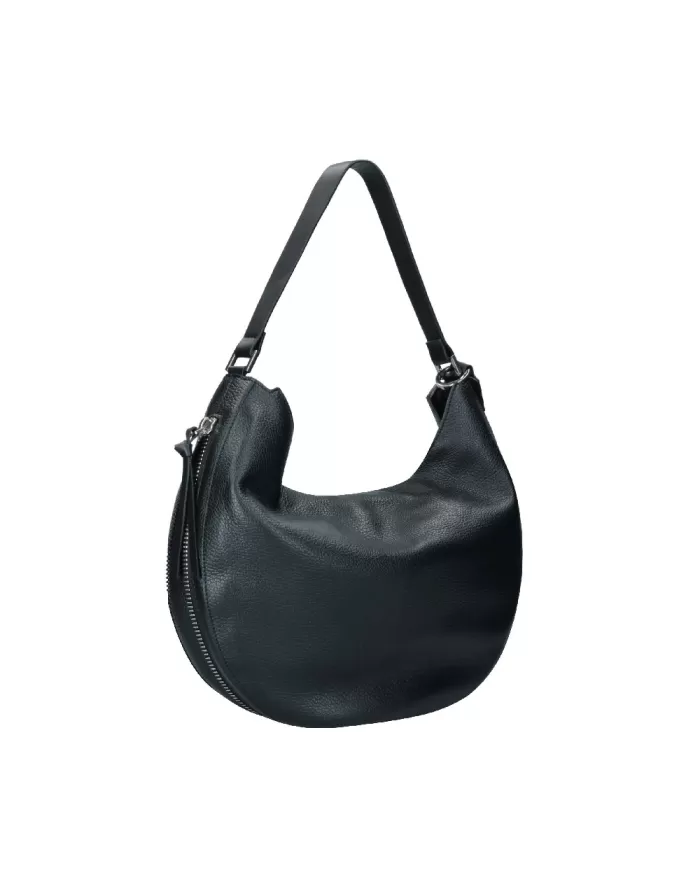 REBELLE Borsa a tracolla in pelle Zara Nero