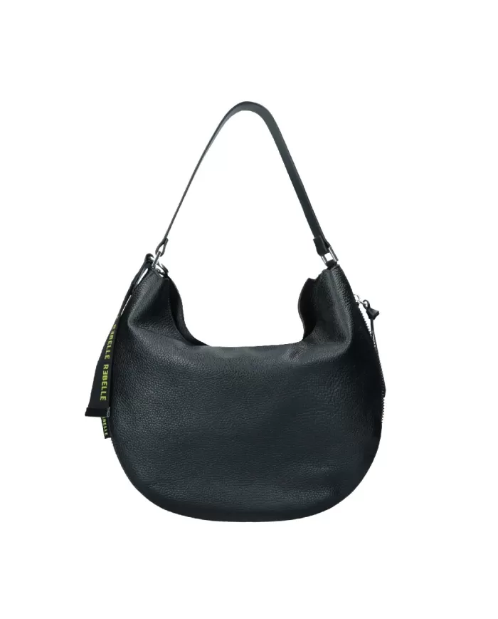 REBELLE Borsa a tracolla in pelle Zara Nero