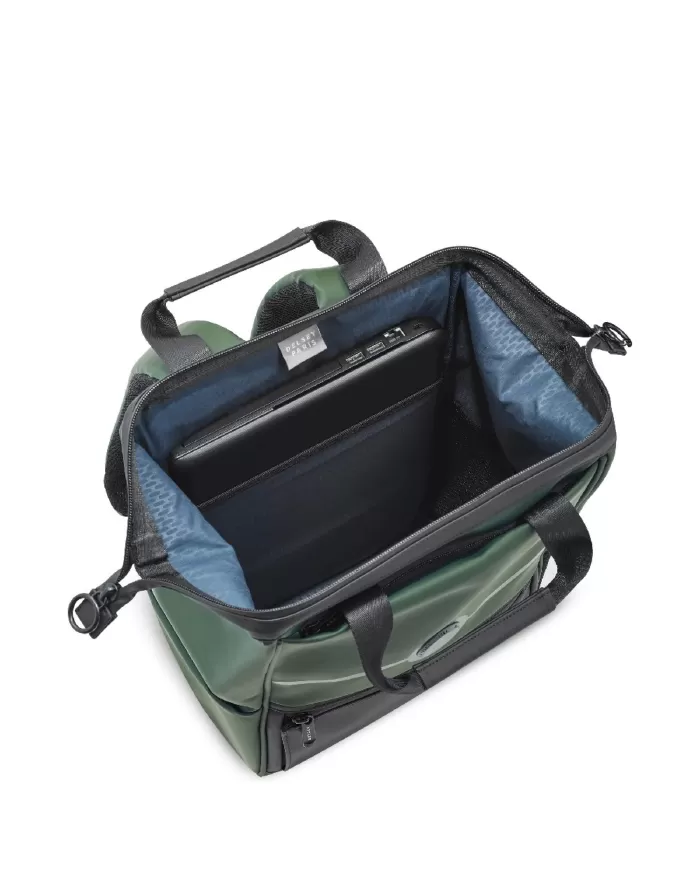 Delsey Zaino tessuto impermeabile pc 14" Turenne Verde