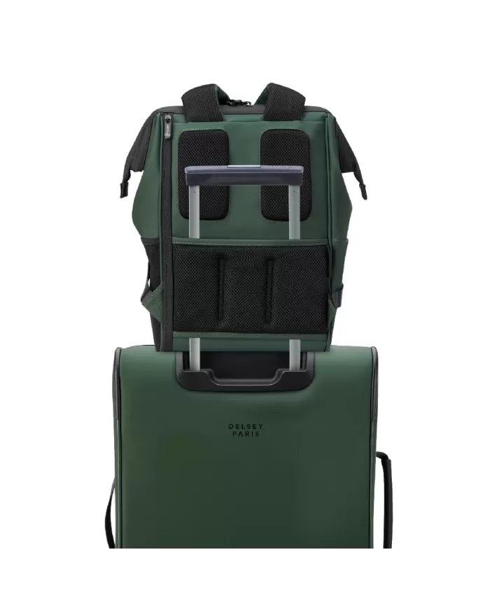 Delsey Zaino tessuto impermeabile pc 14" Turenne Verde