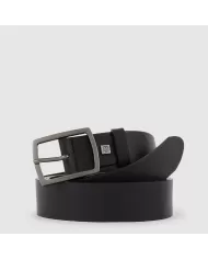 Piquadro Cintura uomo in pelle Black Square Nero