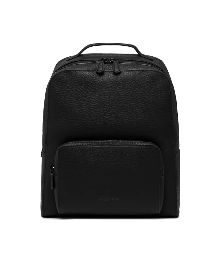 Gianni Chiarini Zaino in pelle con porta pc 14 Florence Nero