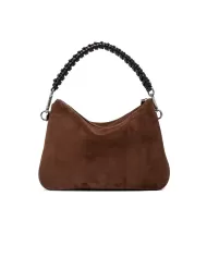 Gianni Chiarini Borsa in pelle scamosciata Mia Testa moro