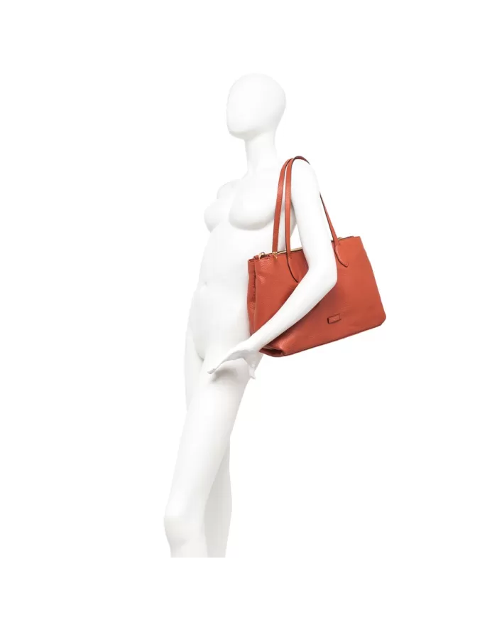 Gianni Chiarini Shopping bag pelle Mara Viola