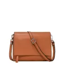 Gianni Chiarini Borsa bandoliera in pelle Three Cuoio