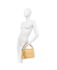 Gianni Chiarini Borsa in pelle manico intrecciato Mia Oro