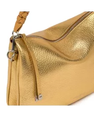 Gianni Chiarini Borsa in pelle manico intrecciato Mia Oro