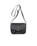 Visona Borsa bandoliera piccola in pelle Diana Nero Visona Borsa bandoliera piccola in pelle Diana Nero