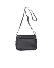Visona Borsa bandoliera piccola in pelle Diana Nero