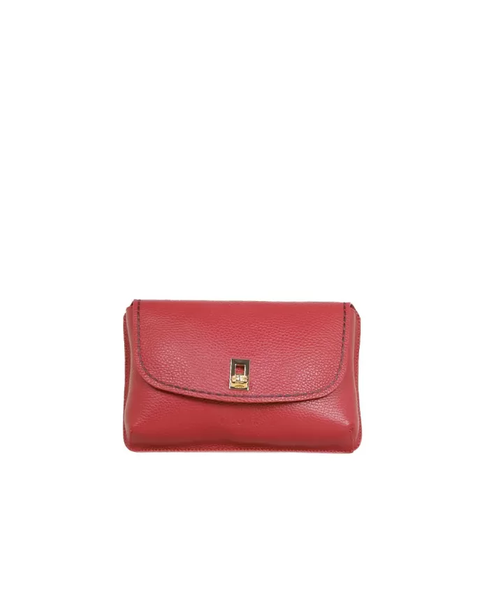 PLINIO VISONA' Borsa piccola in pelle Mini Bag Rosso