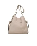 PLINIO VISONA' Borsa a tracolla in pelle Vittoria Beige