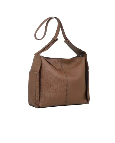 Visona Borsa donna in pelle Fiona Marrone