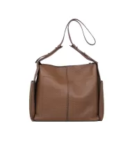 Visona Borsa donna in pelle Fiona Marrone
