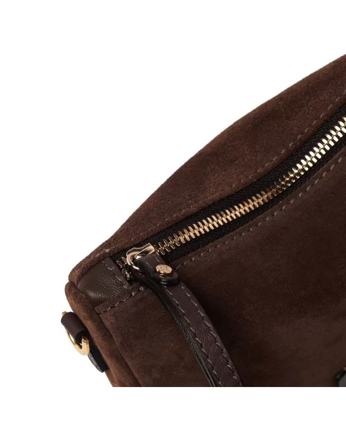 Gianni Chiarini Borsa piccola scamosciata Nora pouch Testa moro