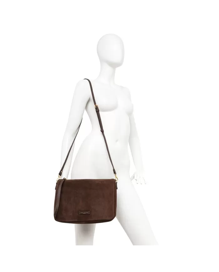 Gianni Chiarini Borsa grande scamosciata Nora pouch Testa moro