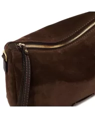 Gianni Chiarini Borsa grande scamosciata Nora pouch Testa moro