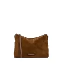 Gianni Chiarini Borsa grande scamosciata Nora pouch Cognac