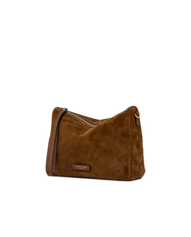 Gianni Chiarini Borsa grande scamosciata Nora pouch Cognac