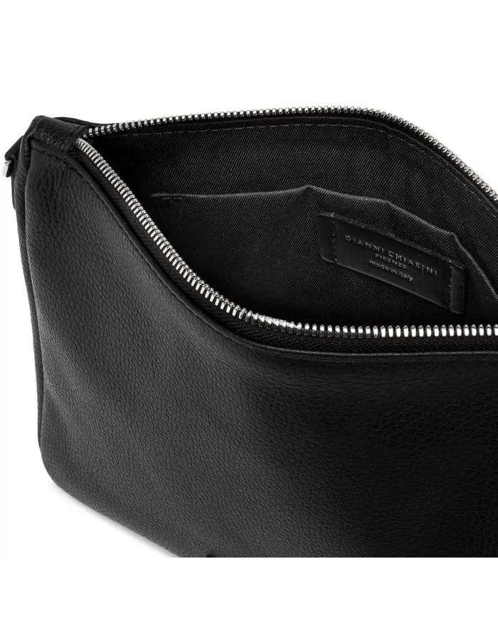 Gianni Chiarini Borsa grande in pelle Nora pouch Nero