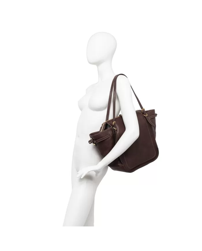 Gianni Chiarini Shopping bag in pelle Olly Testa moro