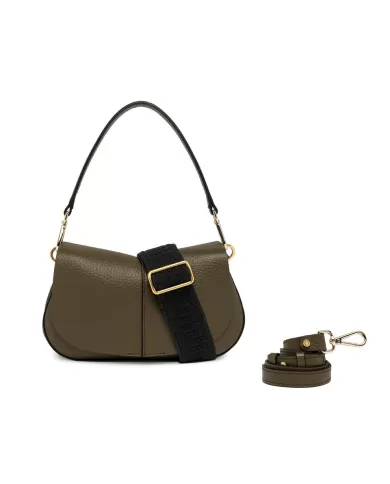 Gianni Chiarini Borsa donna in pelle Helena Round Verde