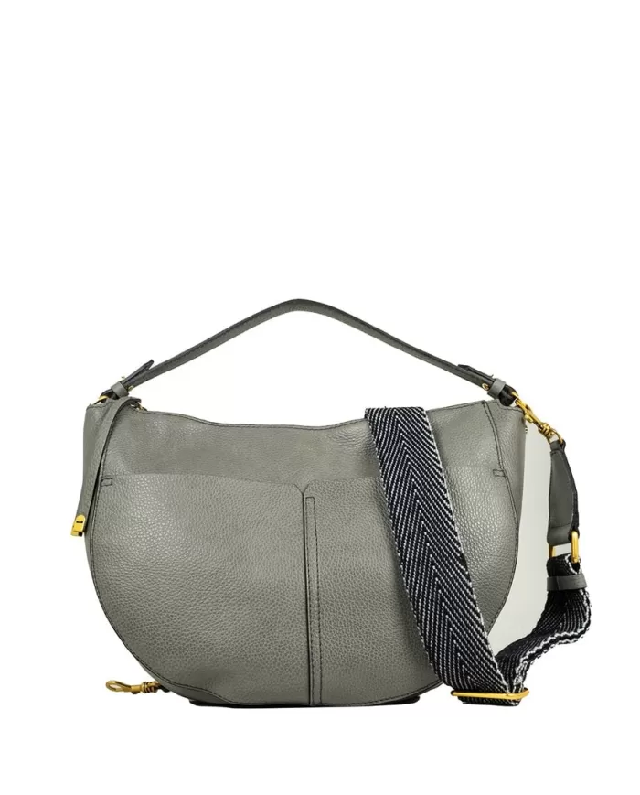 Gianni Chiarini Borsa tracolla in pelle Ginko Grigio