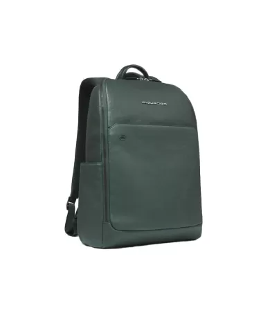 Piquadro Zaino pelle porta pc 14 Verde