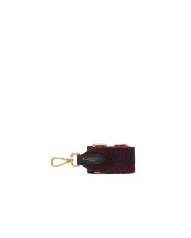 Gianni Chiarini Tracolla regolabile Bordeaux/Nero