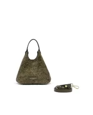 Gianni Chiarini Borsa piccola scamosciata Dua Verde