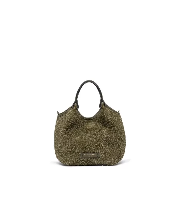 Gianni Chiarini Borsa piccola scamosciata Dua Verde