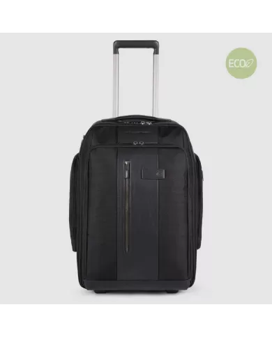 Piquadro Trolley cabina zaino porta pc Brief 2 Nero