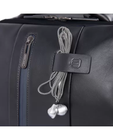 Piquadro Zaino in pelle con porta pc 15,6", Urban Blu