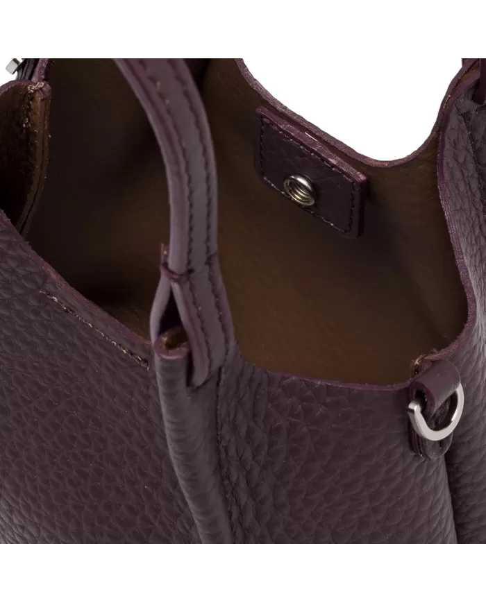 Gianni Chiarini Borsa piccola in pelle Dua Viola/Testa moro