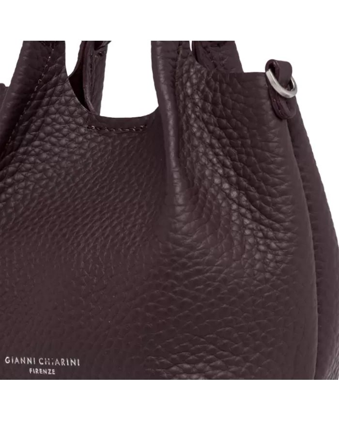 Gianni Chiarini Borsa piccola in pelle Dua Viola/Testa moro