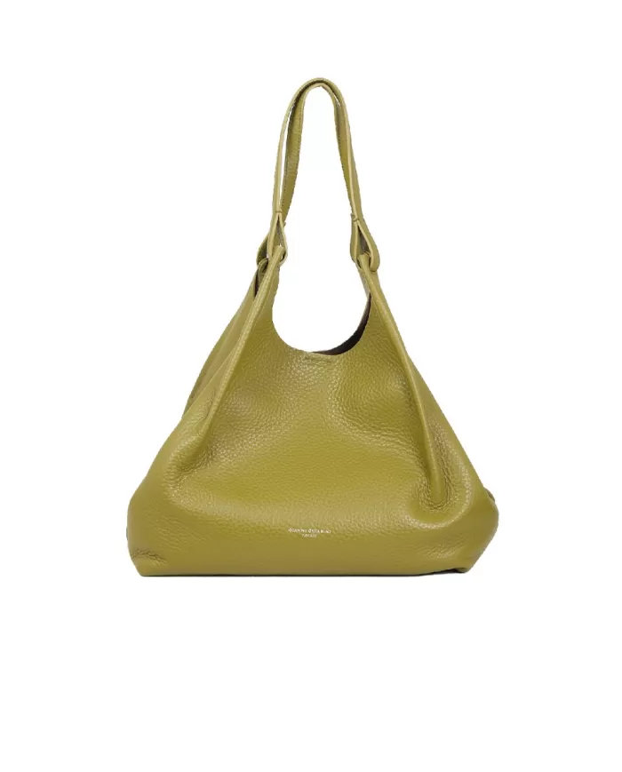 Gianni Chiarini Borsa grande in pelle Dua Verde