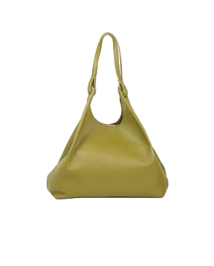 Gianni Chiarini Borsa grande in pelle Dua Verde