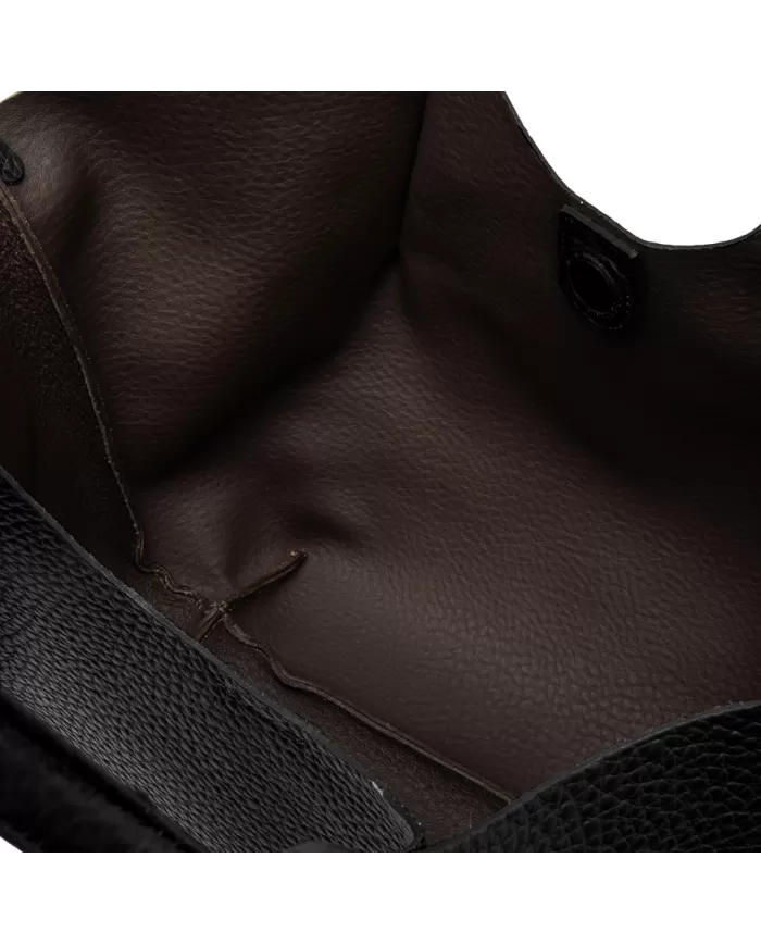 Gianni Chiarini Borsa grande in pelle Dua Nero/Marrone