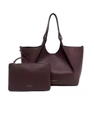 Gianni Chiarini Borsa grande in pelle Dua Viola/Testa moro