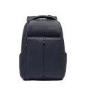 Piquadro Zaino in pelle con porta pc 14" Hedley Blu