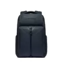 Piquadro Zaino in pelle con porta pc 15,6" Hedley Blu