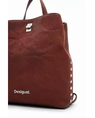 Desigual Zaino donna ricamato Cuoio