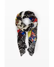 Desigual Foulard donna patch Blu