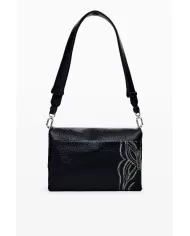 Desigual Borsa ricamo farfalla Nero