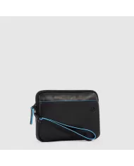 Piquadro Pochette in pelle Blue Square Revamp Nero