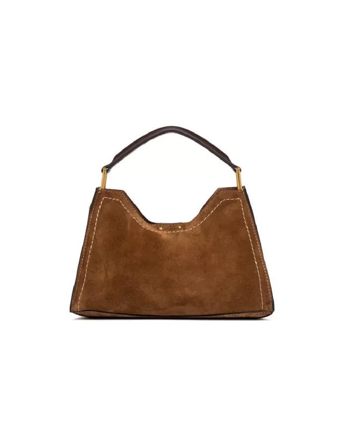 Gianni Chiarini Borsa piccola scamosciata Aurora Cognac