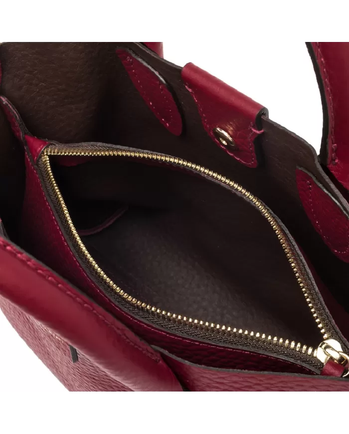 Gianni Chiarini Borsa a mano piccola Aretha Bordeaux/Testa moro