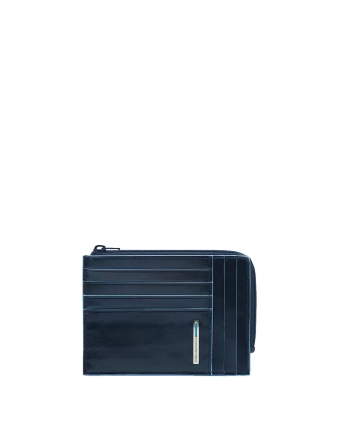 Piquadro Portadocumenti monete Blu