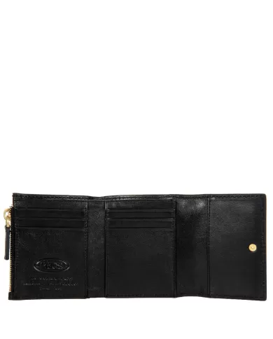 Bric's Portafoglio piccolo in pelle Volterra Nero