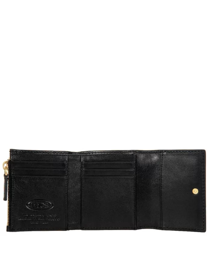 Bric's Portafoglio piccolo in pelle Volterra Nero Bric's Portafoglio piccolo in pelle Volterra Nero