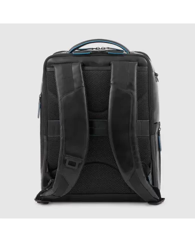 Piquadro Zaino porta pc con cavo antifurto Blue square B2V Nero